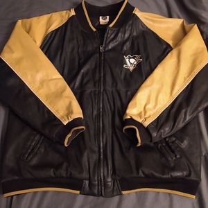 Vintage Pittsburgh Penguins Zip Up Jacket. XL